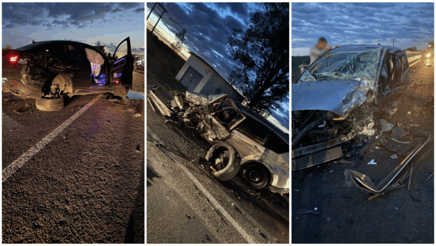 Grav accident de circulație. Două persoane au ajuns la spital Grav accident de circulație. Două persoane au ajuns la spital