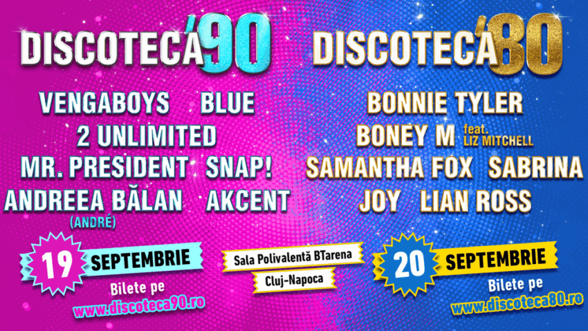 DISCOTECA ’80-’90 are loc în acest weekend