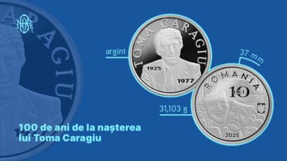 Se lansează o monedă aniversară din argint