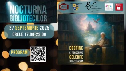 Nocturna Bibliotecilor: Seară magică printre rafturi și personaje celebre