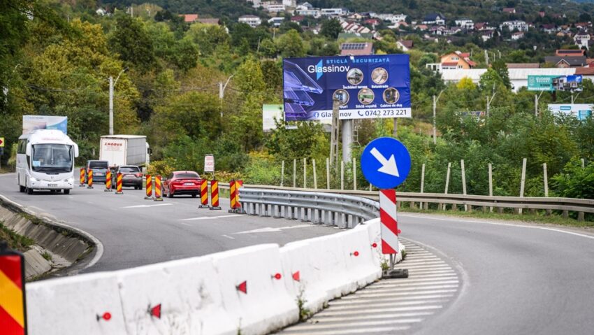 Parapeți de siguranță montați într-o zonă cu multiple accidente grave