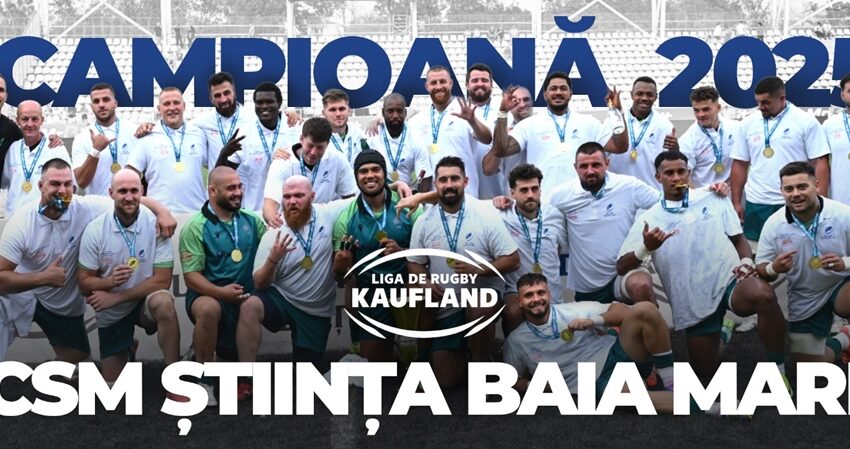 CSM Știința Baia Mare, din nou campioană națională la rugby