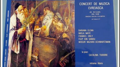 Concert de muzică evreiască la Cluj-Napoca
