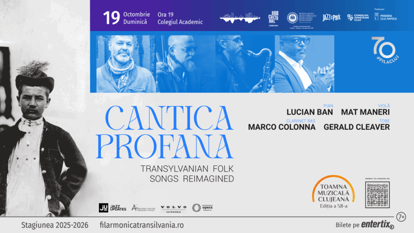 Regal de jazz în cadrul Festivalului Toamna Muzicală Clujeană Regal de jazz în cadrul Festivalului Toamna Muzicală Clujeană