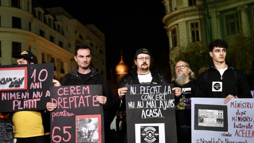 Organizatorul marșului Colectiv a fost amendat. Jandarmeria Română face verificări Organizatorul marșului Colectiv a fost amendat. Jandarmeria Română face verificări