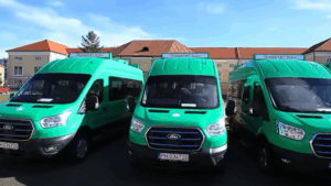 Microbuze școlare electrice pentru elevii din Sibiu