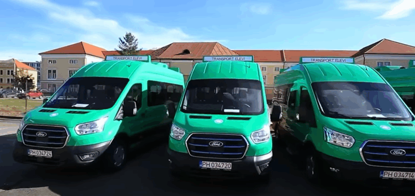 Microbuze școlare electrice pentru elevii din Sibiu Microbuze școlare electrice pentru elevii din Sibiu