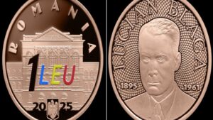 La Cluj se lansează prima monedă colorată din istoria României La Cluj se lansează prima monedă colorată din istoria României