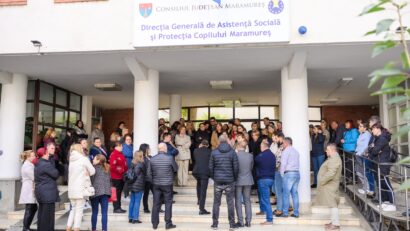 Protest spontan la DGASPC Maramureș