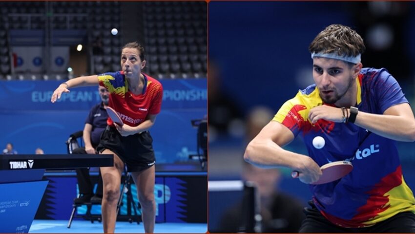 Performanță dublă pentru România la Europenele de tenis de masă pe echipe