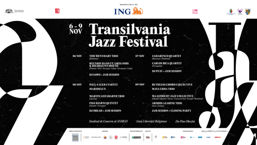Transilvania Jazz Festival revine la Cluj în noiembrie