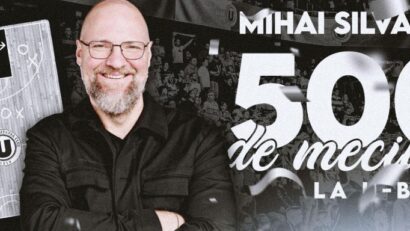Meciul cu numărul 500 pentru Mihai Silvășan, ca antrenor principal al U-BT