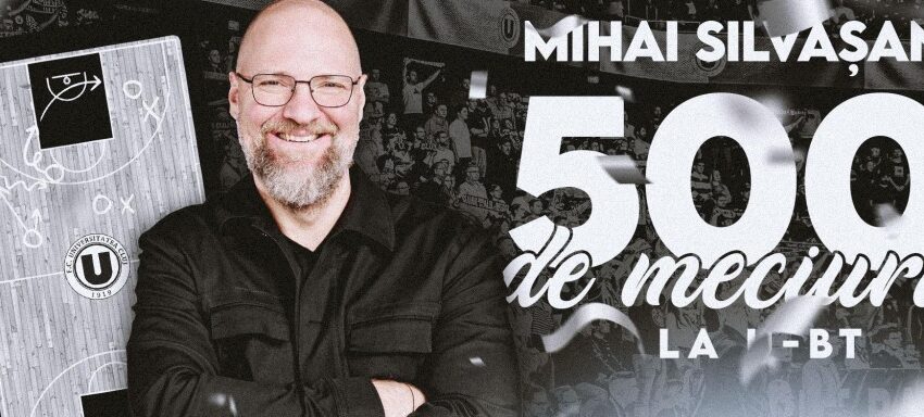 Meciul cu numărul 500 pentru Mihai Silvășan, ca antrenor principal al U-BT