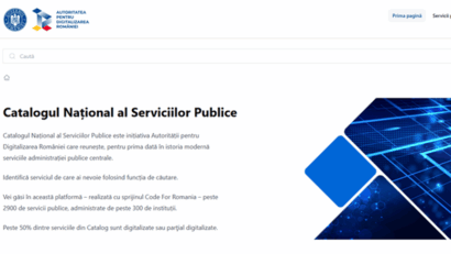 S-a înființat Catalogul Naţional al Serviciilor Publice