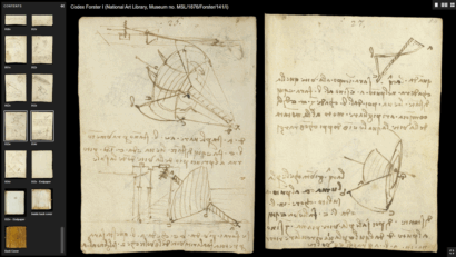Caietele secrete ale lui Da Vinci, digitalizate