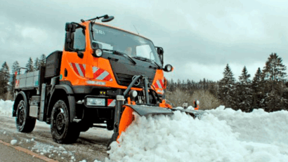 Cine deszăpezește drumurile din județul Bistrița-Năsăud
