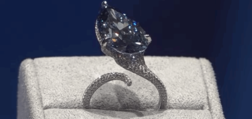 Celebrul diamant „Mellon Blue”, vândut din nou la licitație