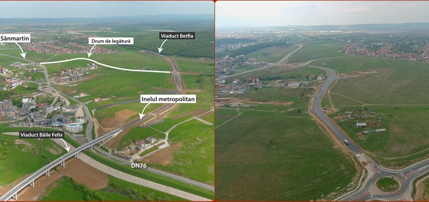 Se deschide drumul de legătură dintre Inelul Metropolitan și Centura Sânmartin