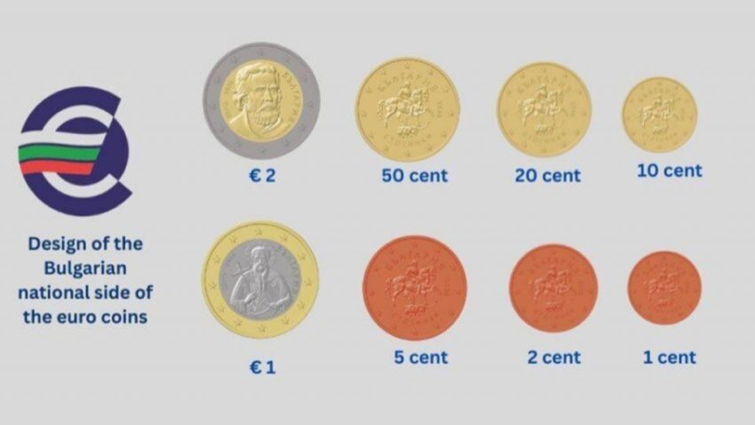 Bulgaria prezintă designul monedelor euro, care vor intra în circulație în 2026