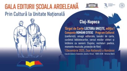 1 Decembrie devine Ziua Cărții Românești la Cluj!