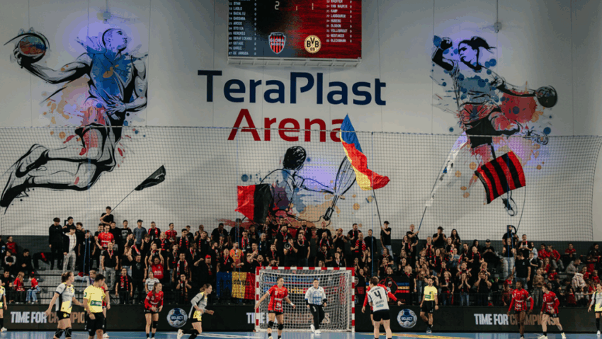 Gloria Bistrița, victorie clară în Liga Campionilor