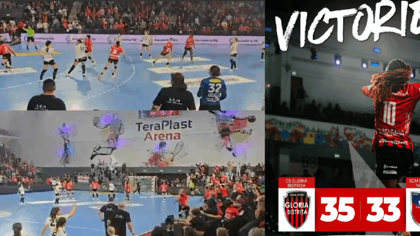 Victorie chinuită a Gloriei Bistrița în Liga Florilor