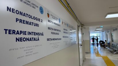 Panouri Braille la Spitalul din Sibiu