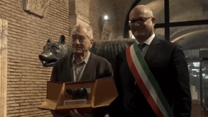 Robert De Niro, decorat la Roma cu cea mai înaltă distincție civilă