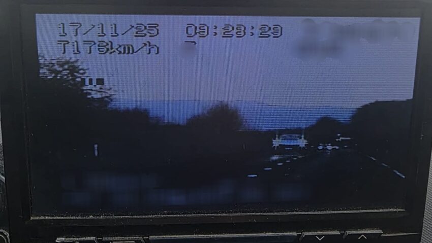 Depistat în trafic cu 176 km/h