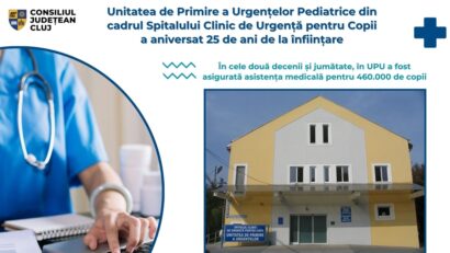 Unitatea de Primire a Urgențelor Pediatrice, la 25 de ani