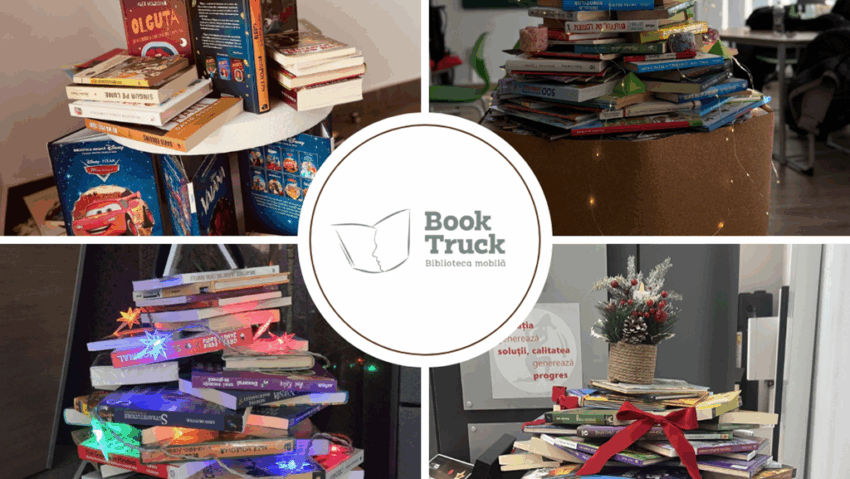 Bradul de Crăciun poate aduce bucurie și cărți pentru copiii de la sate