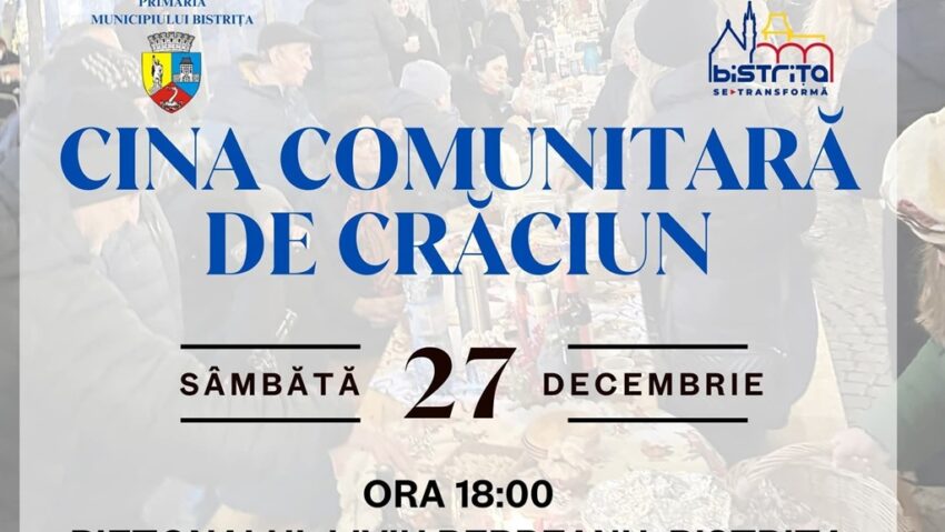 Cină comunitară de Crăciun