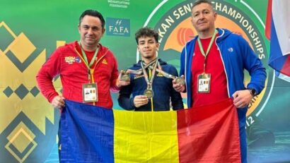 Aur și argint pentru un halterofil bistrițean la Campionatul Balcanic de Seniori