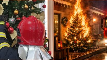 Atenție la instalațiile electrice decorative de Crăciun!