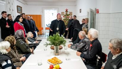 Arhiepiscopul Major Claudiu Lucian Pop i-a colindat pe vârstnicii din Blaj