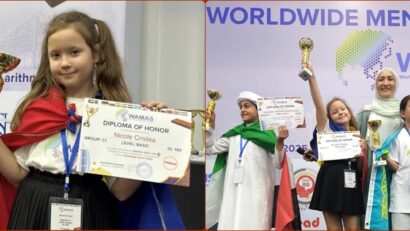 Fetița-minune care face calcule cu o viteză incredibilă