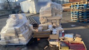 Colete pline cu petarde ”pentru toată țara”, confiscate de polițiști