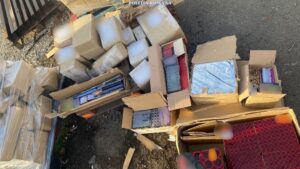 200 de kilograme de articole pirotehnice confiscate