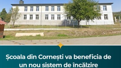 Nou sistem de încălzire la școala din Cornești