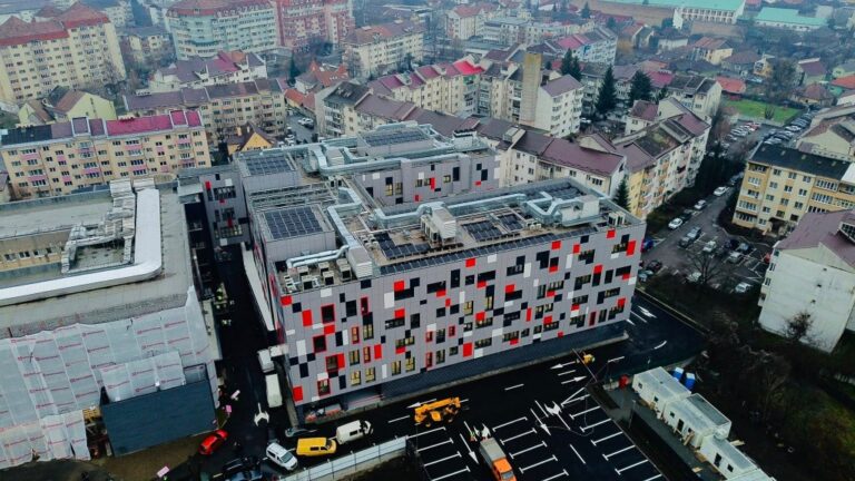 spitalul de urgență Bistrița/foto dronă