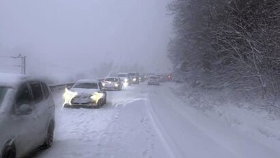 Condiții grele de trafic pentru șoferii care circulă pe A1 și DN7 | FOTO