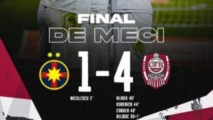 CFR s-a impus pe terenul FCSB-ului