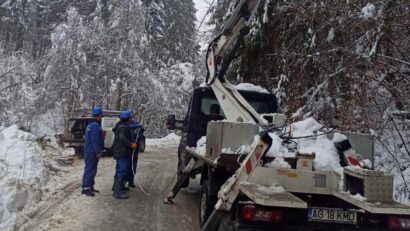 Localități fără curent electric din cauza vremii