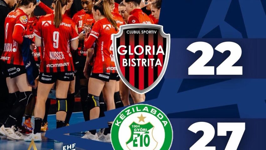 Înfrângere pe teren propriu pentru Gloria Bistrița