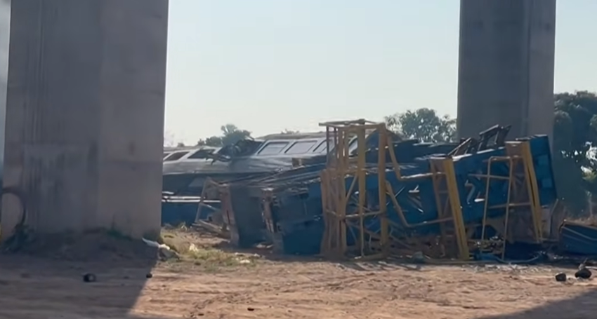 Accident feroviar grav