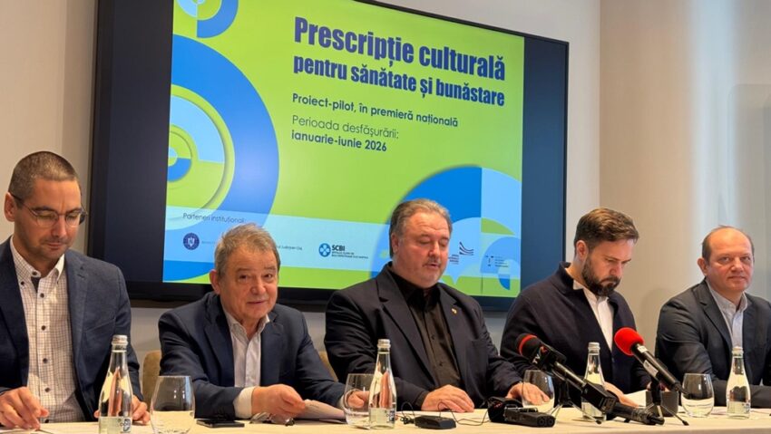 Premieră națională – “Prescripția culturală pentru sănătate și bunăstare”