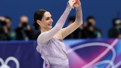 Patinatoarea Julia Sauter a obținut cel mai bun rezultat al carierei