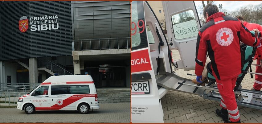 Ambulanță non-stop, lansată de Crucea Roșie Sibiu
