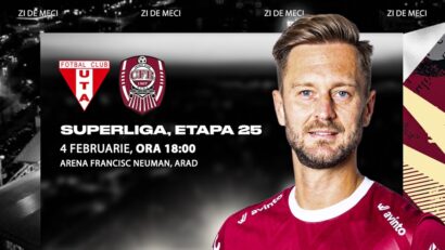 CFR Cluj joacă la Arad