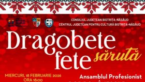 Dragobetele sărută fetele, la Bistrița